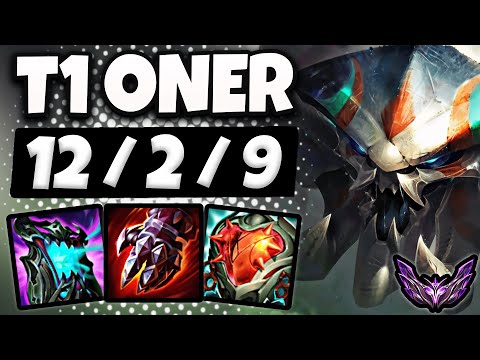 T1 Oner Skarner vs Xin Zhao [ Jungle ] Patch 25.1 Korea Master ✅