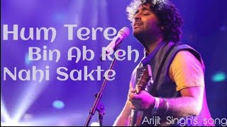 Download lagu Hum Tere Bin Ab Reh Nahi Sakte || Aashiqui 2 || Arijit Singh's full song HD Photo Editting #video mp3