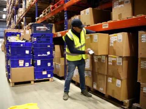 Radio frequency (rf) picking in a warehouse