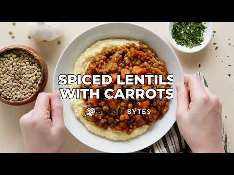 Vegetarian Spiced Lentils with Carrots