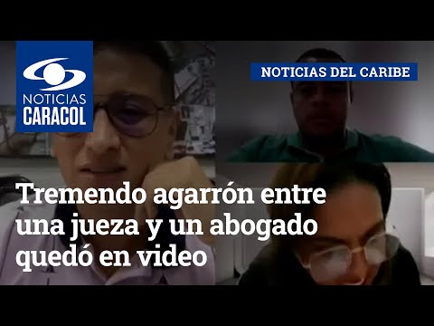 “Cállese que no le he dado la palabra”: tremendo agarrón entre una jueza y un abogado quedó en video