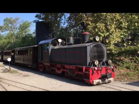 Departure of Pileon Pelion train from Ana Lechonia to Millies September 2016