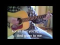 Alter Bridge Wonderful Life Acoustic Guitar 