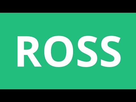 How To Pronounce Ross - Pronunciation Academy