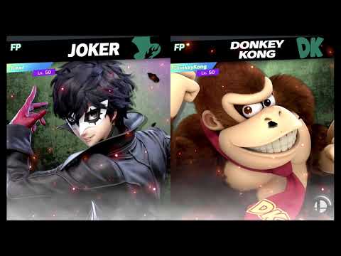 Super Smash Bros Ultimate Amiibo Fights – 9pm Poll Joker vs Donkey Kong