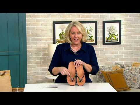 Vionic Floral Thong Sandals Bella II on QVC