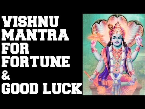 VISHNU MANTRA FOR FORTUNE & GOOD LUCK : MANGALAM BHAGWAN VISHNU : VERY POWERFUL !