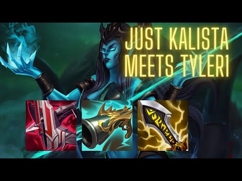 Just Kalista Meets Tyler1 In The Bot Lane | League of Legends Gameplay