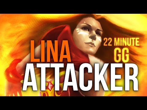 Attacker! Lina 6500+ Ranked Gameplay