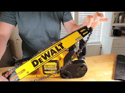 How to Install Chain and Bar | Dewalt 60v Electric Chainsaw DCCS670X1