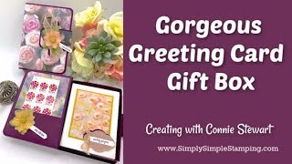 How to Create a Gorgeous Greeting Card Gift Box
