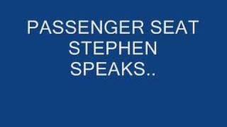 Passenger Seat by Stephen Speaks With Lyrics