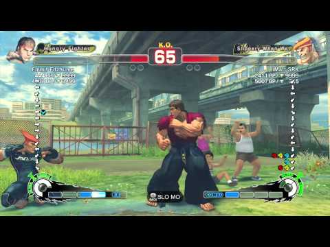 SSF 4 AE 2012 - Emmit Fitzhume (Ryu) vs iMatt SRK (Adon) Ranked Match