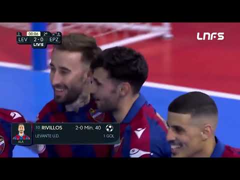 Gol Rivillos (2-0) Levante UD FS - ElPozo Murcia. J24, 1Div. LNFS