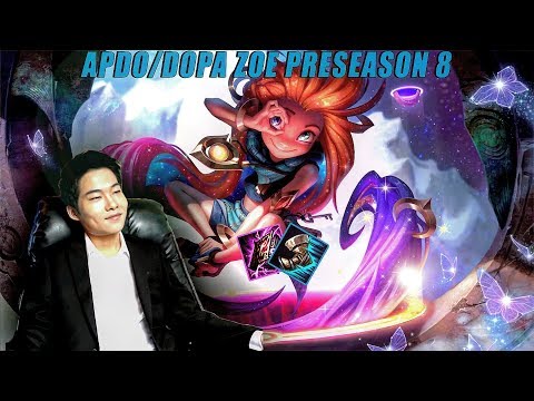 Apdo Dopa Smurf 90% Win Ratio Zoe vs Katarina Preseason 8 League of Legends Pro Gameplay
