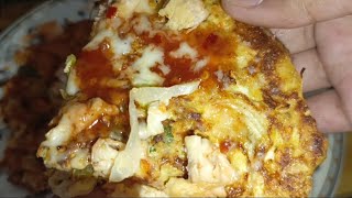 Egg Pan Pizza by All types recipe with rg|| Homemade Egg Pan Pizza Recipe