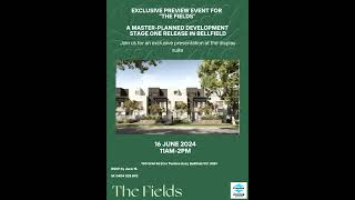 The Fields, A private Invitation to a Masterplan Eastern Suburn Stage One Opportunity.