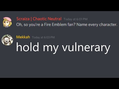 So, you're a Fire Emblem fan? Name every character