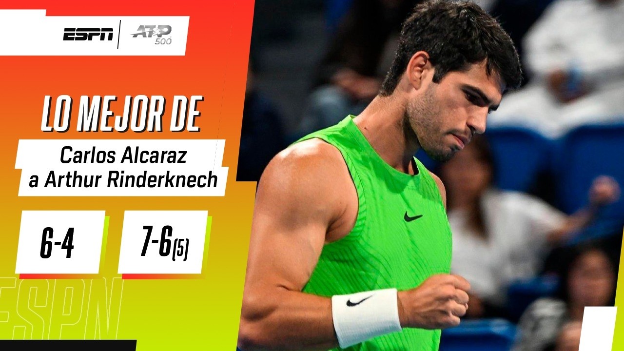 TRAS CORONARSE EN AUSTRALIA, ALCARAZ VOLVIÓ CON TRIUNFO EN DOHA ANTE RINDERKNECH | RESUMEN