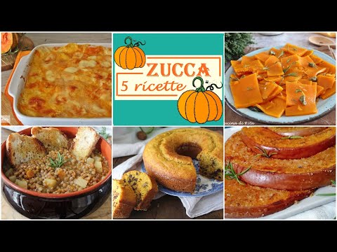 Hai della ZUCCA🎃 in casa?  Ecco 5 RICETTE per utilizzarla