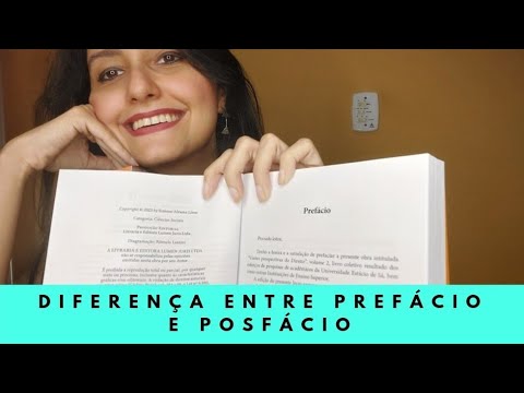 Diferença entre prefácio e posfácio de livro