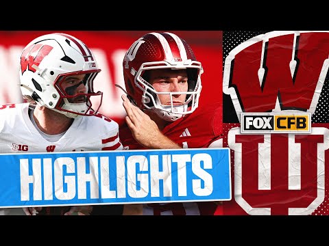 Wisconsin Badgers vs. No. 2 Indiana Hoosiers Highlights | FOX College Football