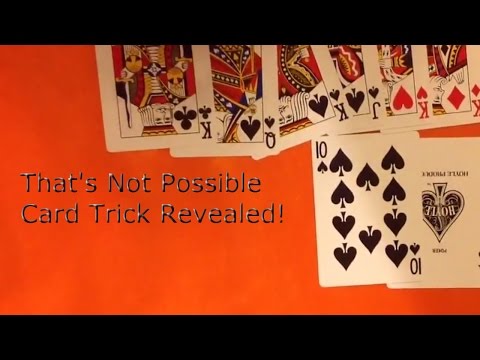 That's Not Possible Card Tricks Revealed