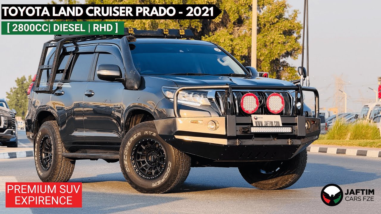 Toyota Prado PREMIUM MODIFICATION | ROOF RACK WITH SIDE LADDERS | 2021 | RHD | 2.8L DIESEL ENGINE | (AT) | SUNROO video