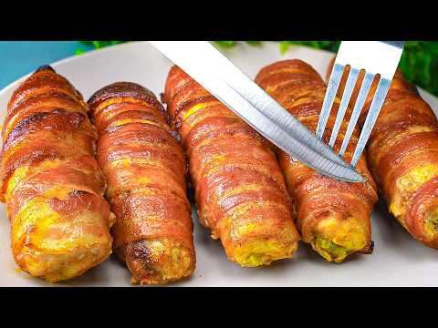Just wrap it in Bacon! 🍗🥓  Quick, Easy and Juicy Meat Recipe!