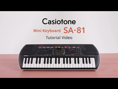 Casio Inc., Teclado portátil de 44 teclas (SA-81) : :  Instrumentos Musicais