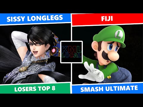 KMLocal 3: Losers Top 8 - Sissy Longlegs (Bayonetta) Vs. Fiji (Luigi) SSBU