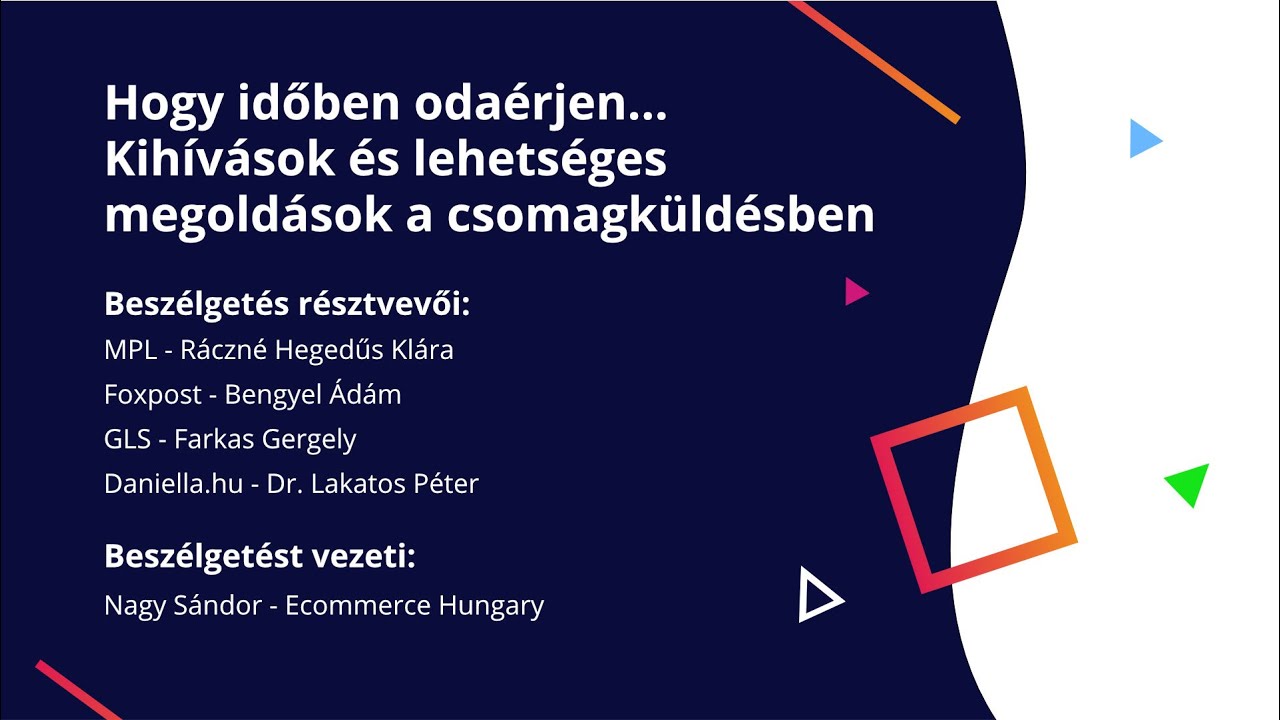 Kerekasztal beszélgetés -Hogy időben odaérjen...Kihívások és lehetséges megoldások a csomagküldésben