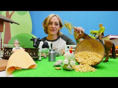 Nicoles Grüne Box - Wir gehen auf den Bauernhof - Spielzeugvideo für Kinder