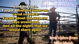 Mike Malak & The Fakers  - Forget About Me  (Bellamy Brothers, cover song, lyrics)