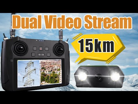 Introducing MK15 UAV Drone/UGV Radio Controller FPV Cam/Searchlights Combo