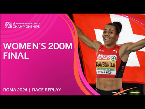 CLOSE FINISH! 🥵 Women's 200m final replay | Roma 2024