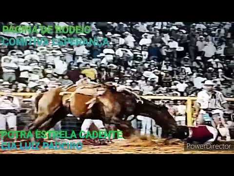 SANSÃO SILVA MENEZES  V& ESTRELA 🌟 CADENTE  CIA  LUIZ PADEIRO,  BARRETOS 94 IMAGENS TV RODEIO