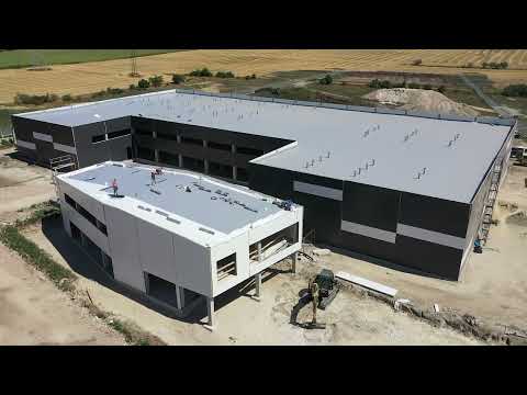 Caola gyárépítés Martonvásáron.