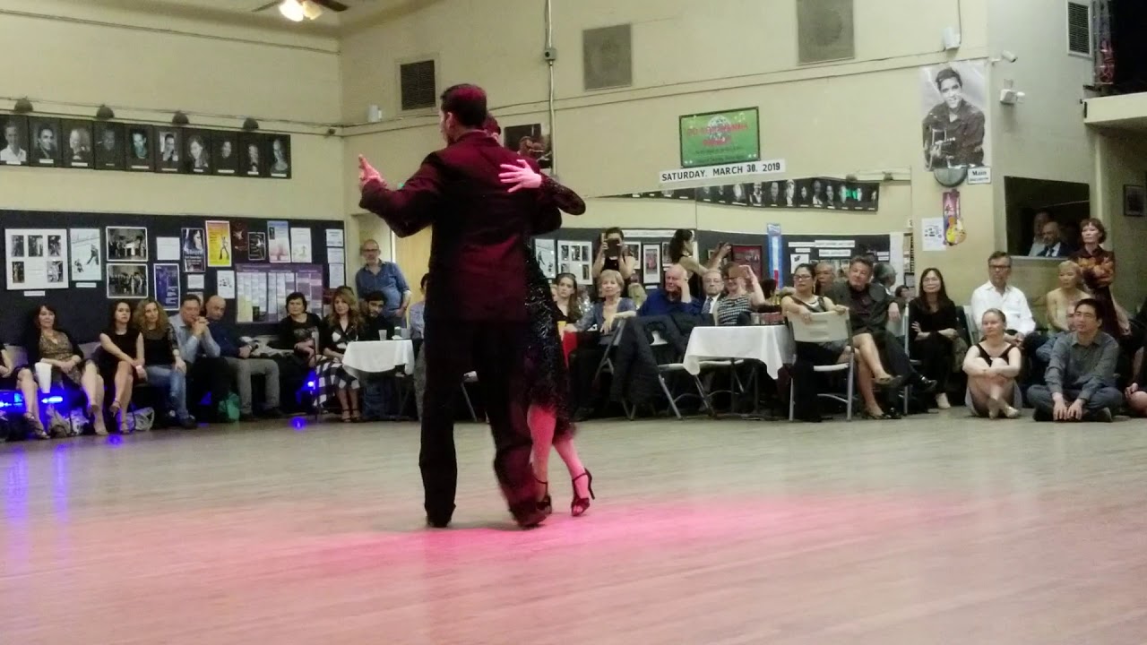 JULIA GORIN and JONATAN BAEZ at La Milonga de Nora on March 9, 2019 (1 of 4)