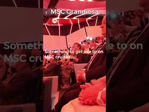 Thumbnail for MSC Grandiosa - Get use to the MSC way of things!!!
