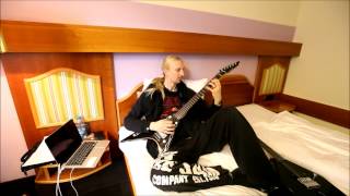 HammerFall - Oscar gets his new custom made Sandberg guitars