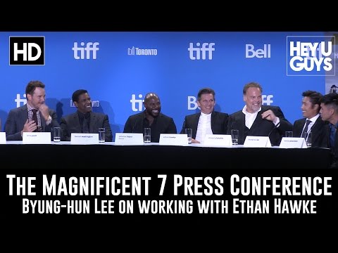 Byung hun Lee on working with Ethan Hawke - The Magnificent Seven (TIFF 2016)