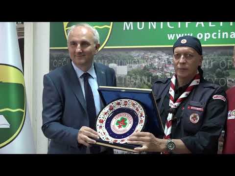 Tešanjska hronika 808 - Predstavnici Turskog izviđačkog saveza u posjeti Tešnju