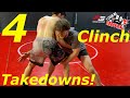 4 CLINCH Takedowns to Destroy your Opponents!