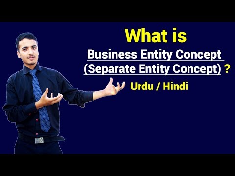 Business Entity Concept | Separate Entity Concept | Urdu / Hindi