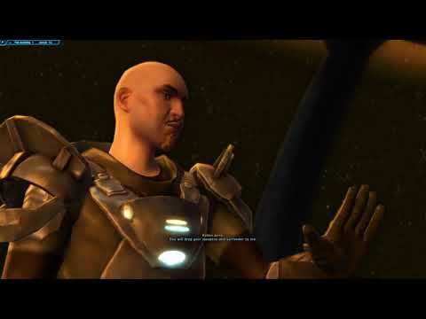 SWTOR Jedi Master fails to persuade a bounty hunter
