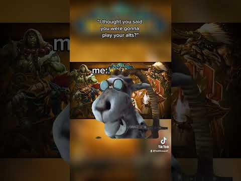 My alts must hate me 😭 #wow #warcraft #dragonflight #alts #altoholic #pvp #pve #shorts