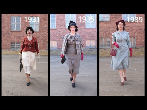 Getting dressed 1930-39 fashion of the 30s