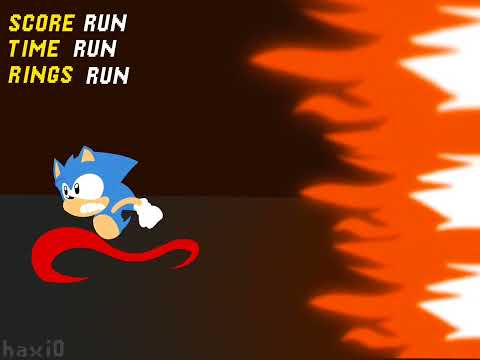 sonic running for his life | Animation