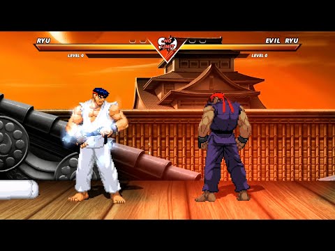 ICE POWER RYU vs EVIL RYU - Highest Level Amazing Fight!